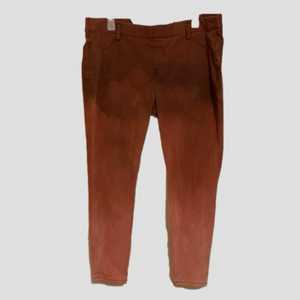 Amazon essentials Upcycled bleach dyed women’s jeggings size xl short